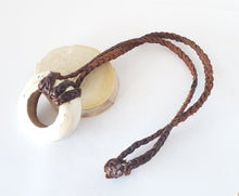 Load image into Gallery viewer, Antique shell slices Necklace Berber Morocco tribal jewelry,old shell slices,Moroccan jewelry,shell Necklace,Ethiopia Silver
