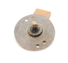 Load image into Gallery viewer, Antique Brass Shield Hair Ornament from Ethiopia tribal jewelry

