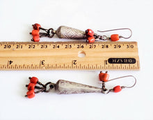 Load image into Gallery viewer, Moroccan Berber Filigree Sterling Silver Dangle Earrings silver 925,Filigree Jewelry ,sliver Earrings,Dangle &amp; Drop Earrings,Tribal Earrings
