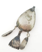 Load image into Gallery viewer, Rare antique Moroccan silver chased pendant, Berber Amulet,Berber Jewelry,African Jewelry,Charm Pendant,
