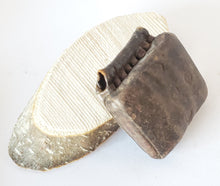 Load image into Gallery viewer, Old Ethiopian Leather Healing Scroll Amulet Kitabe,African,religious art,mens leather Amulet,Ethiopian leather Pendant
